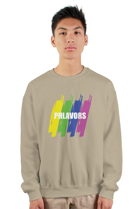 Strokes Of Phlavors Crew Neck Sweatshirt