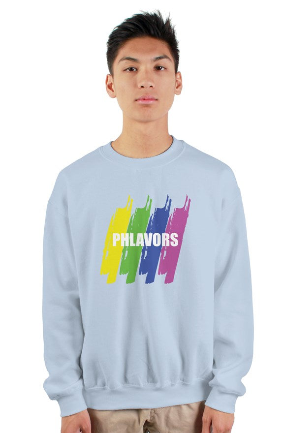 Strokes Of Phlavors Crew Neck Sweatshirt