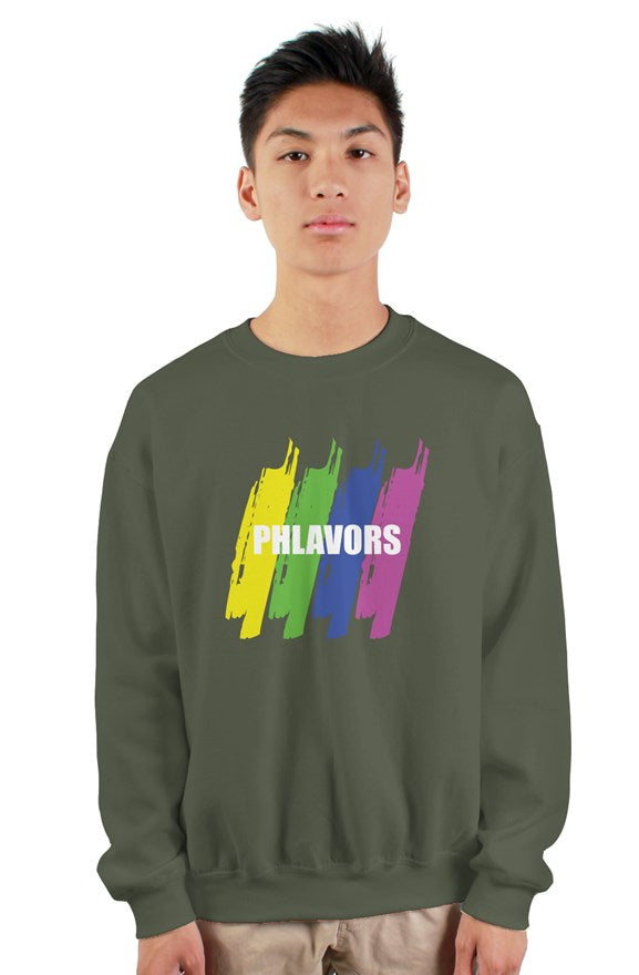 Strokes Of Phlavors Crew Neck Sweatshirt