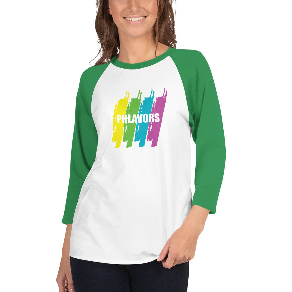 Women's Strokes Of Phlavors Baseball Tee