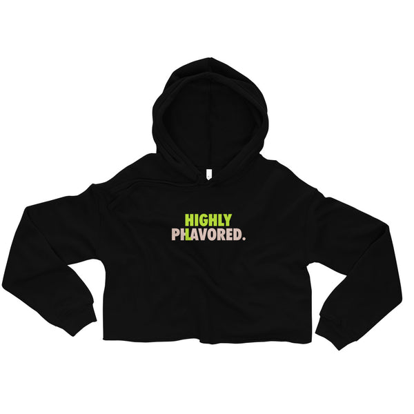 Highly Phlavored & Phavored Cropped Hoodie