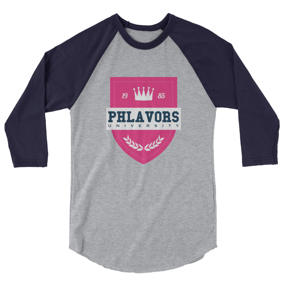 Men's Phlavors University Baseball Tee