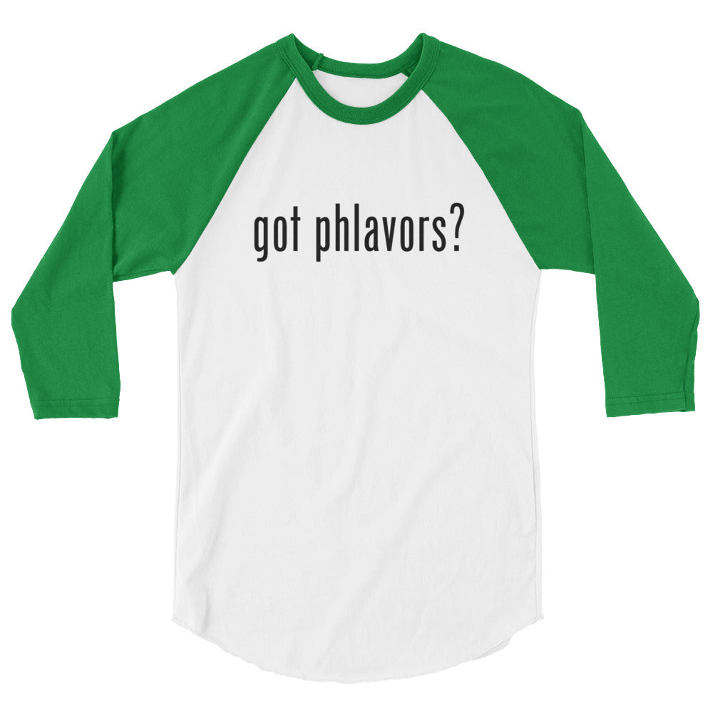 Men's Got Phlavors? Baseball Tee