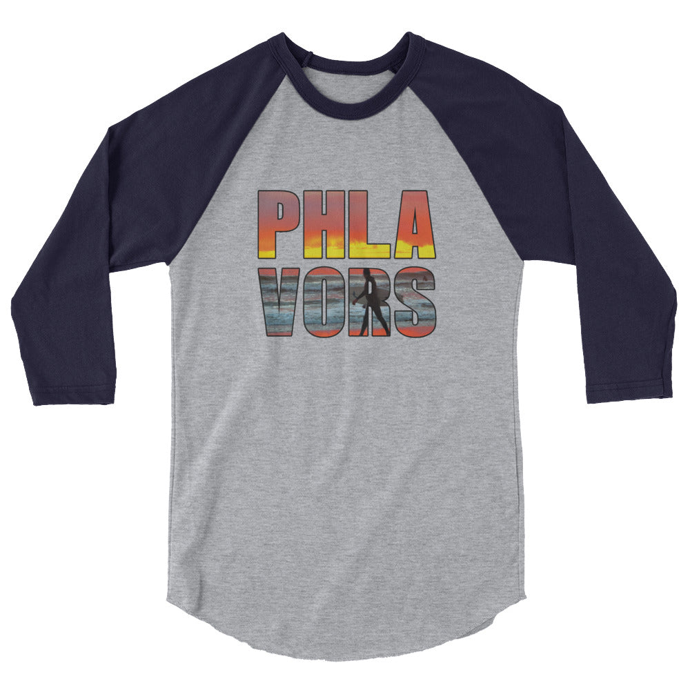 Women's Phlavors Surfing Baseball Tee