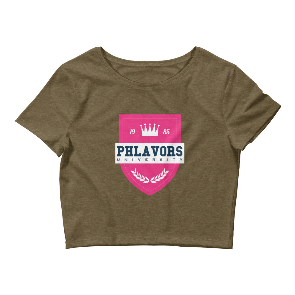 Women’s Phlavors University Crop Tee