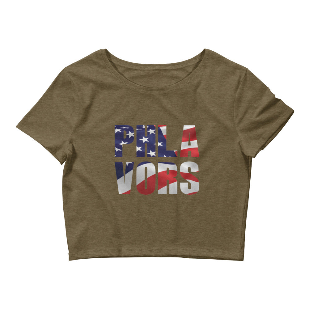 Women’s USA Phlavors Crop Tee