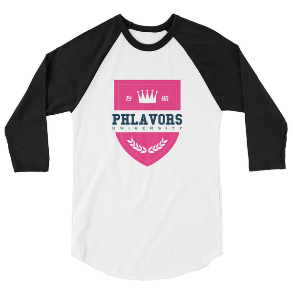 Women's Phlavors University Baseball Tee