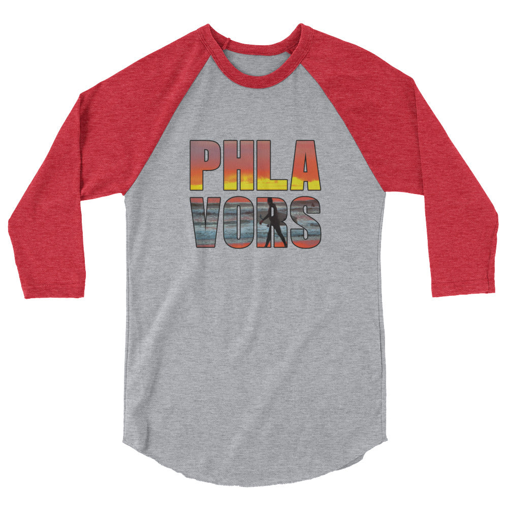 Women's Phlavors Surfing Baseball Tee