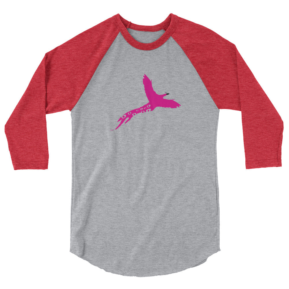 Women's Phlavors In Pink Baseball Tee