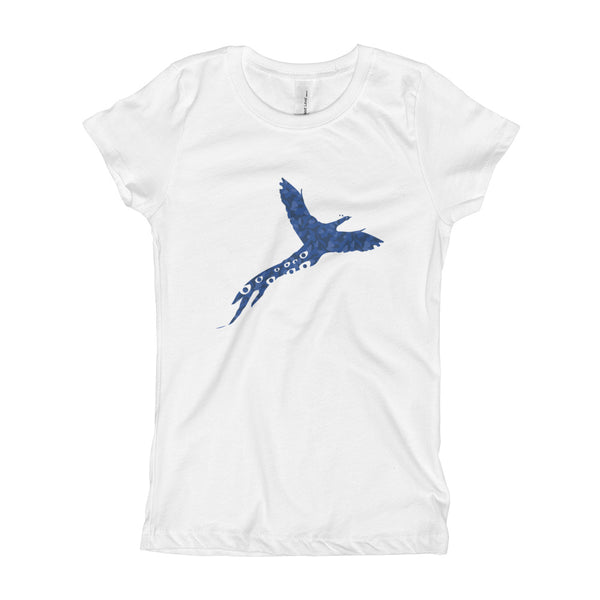 Girl's Navy Camo Phlavors T-Shirt