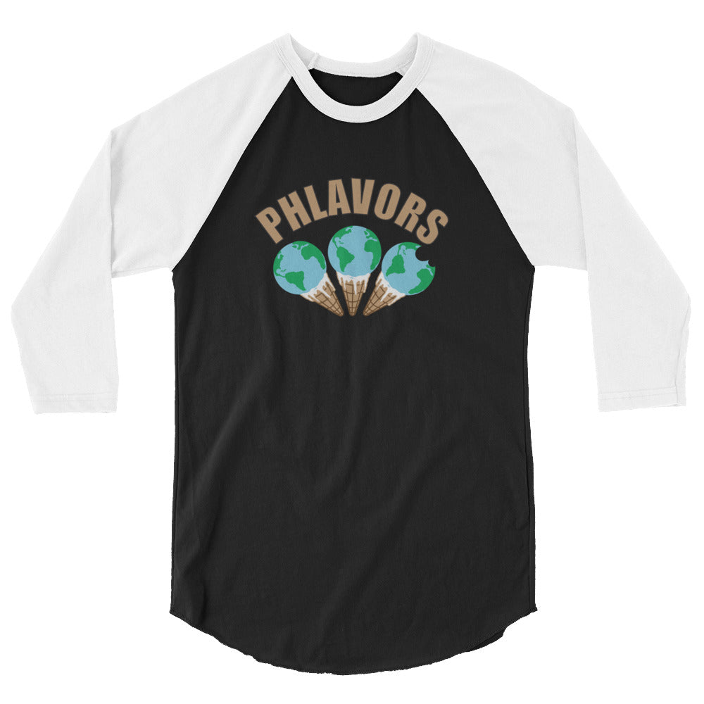 Mens Coned Phlavors Baseball Tee