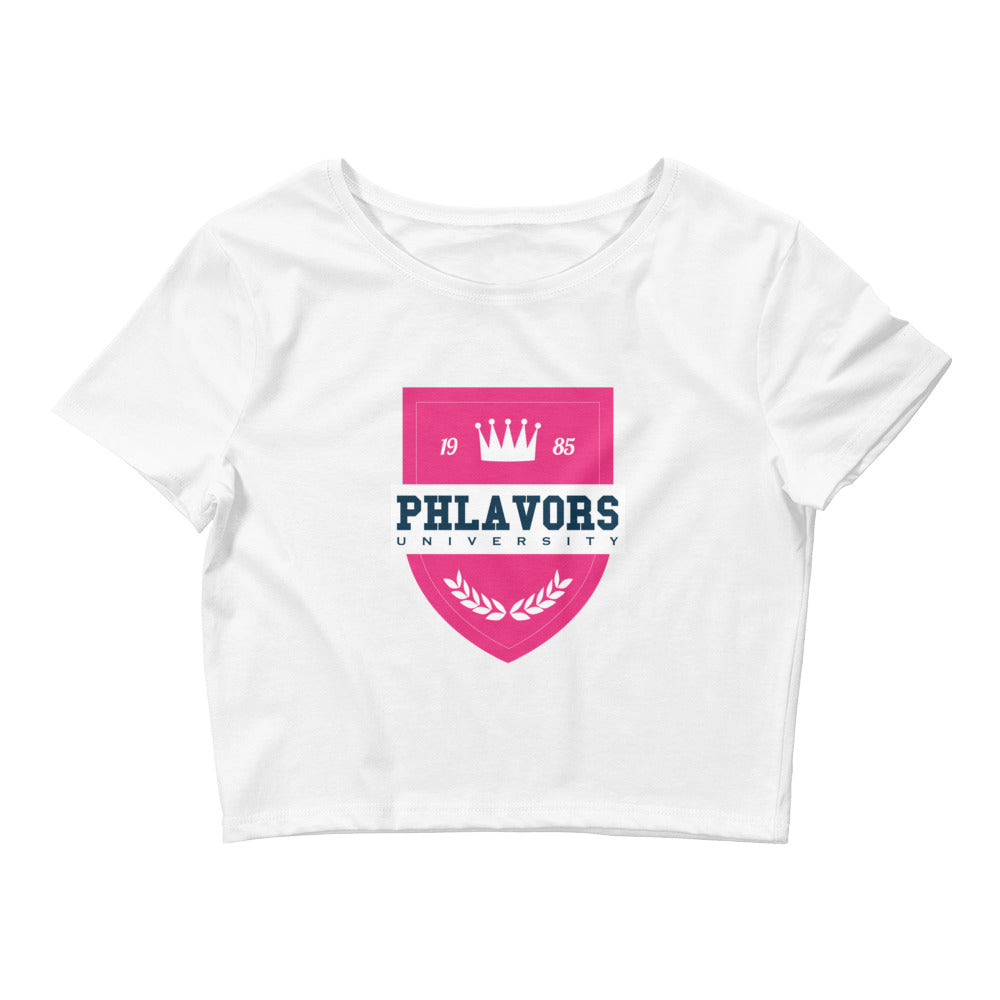 Women’s Phlavors University Crop Tee