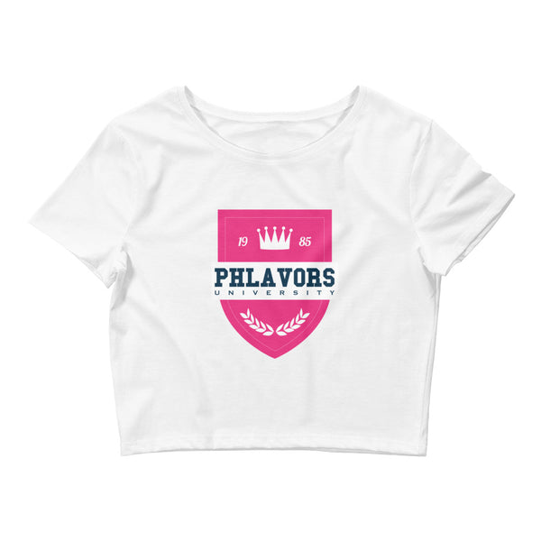 Women’s Phlavors University Crop Tee