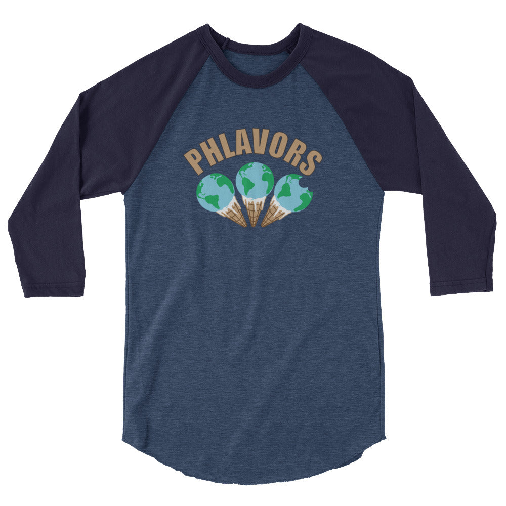 Mens Coned Phlavors Baseball Tee