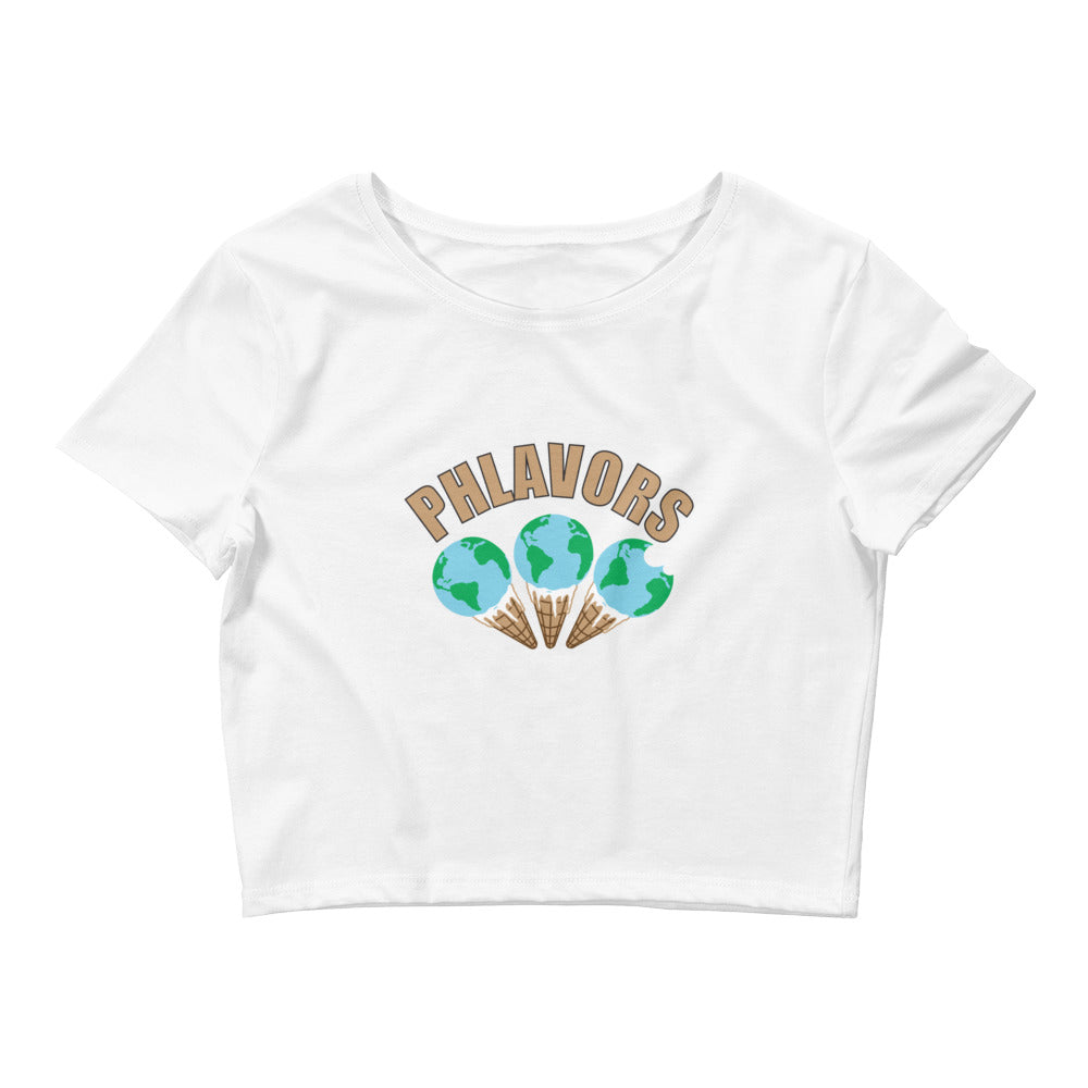 Women’s Cones Of Phlavors Crop Tee