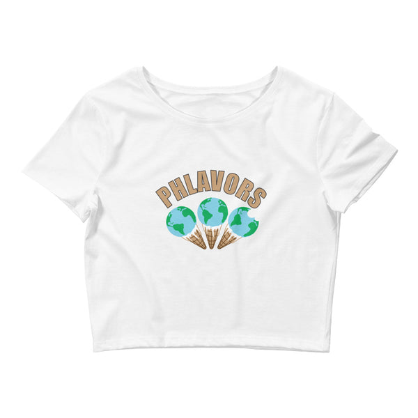 Women’s Cones Of Phlavors Crop Tee