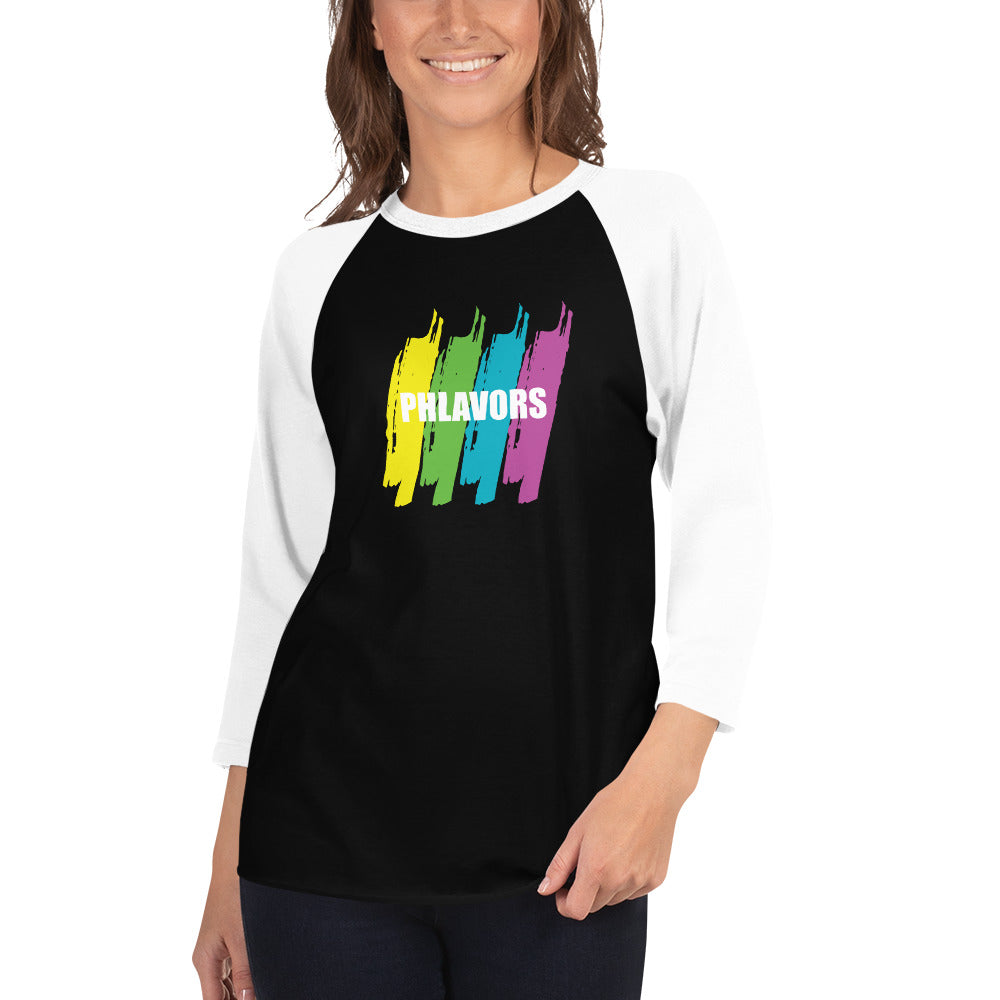 Women's Strokes Of Phlavors Baseball Tee