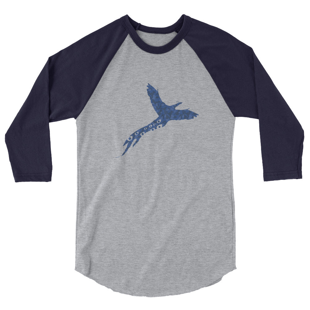 Men's Navy Camo Phlavors Baseball Tee