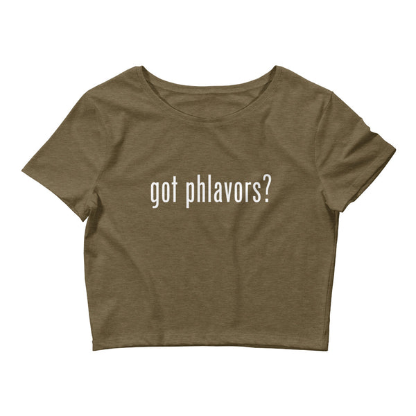 Women’s Got Phlavors? Crop Tee