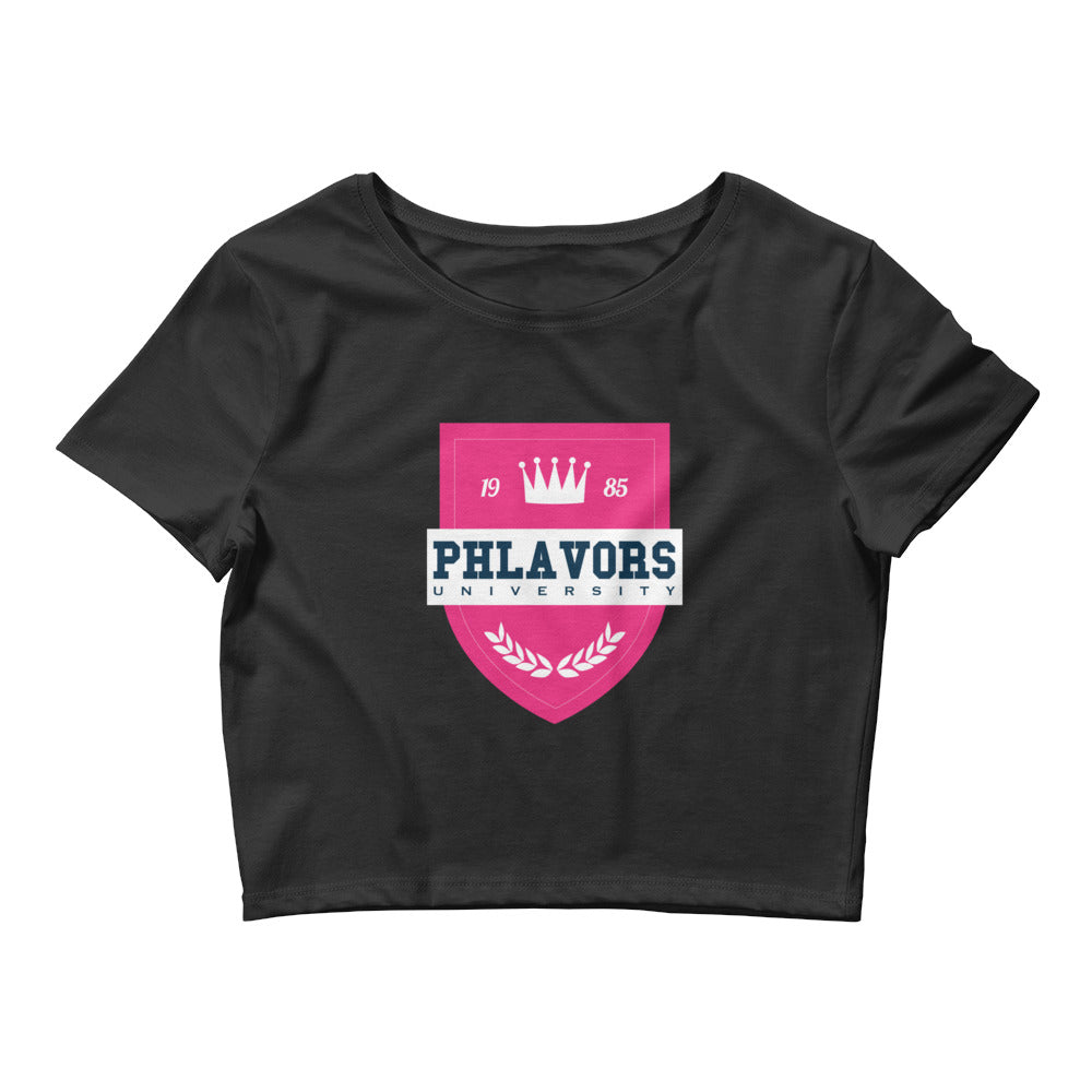 Women’s Phlavors University Crop Tee