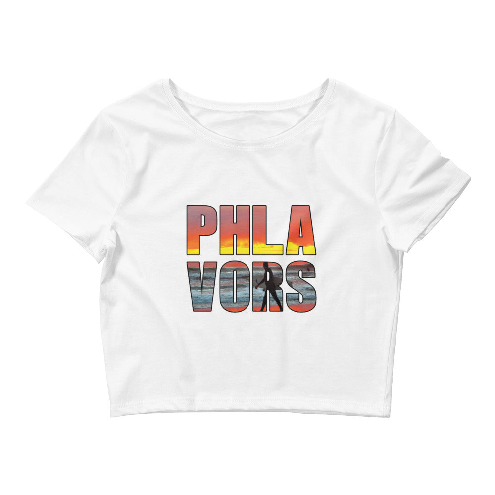 Women’s Phlavors Surfing Crop Tee