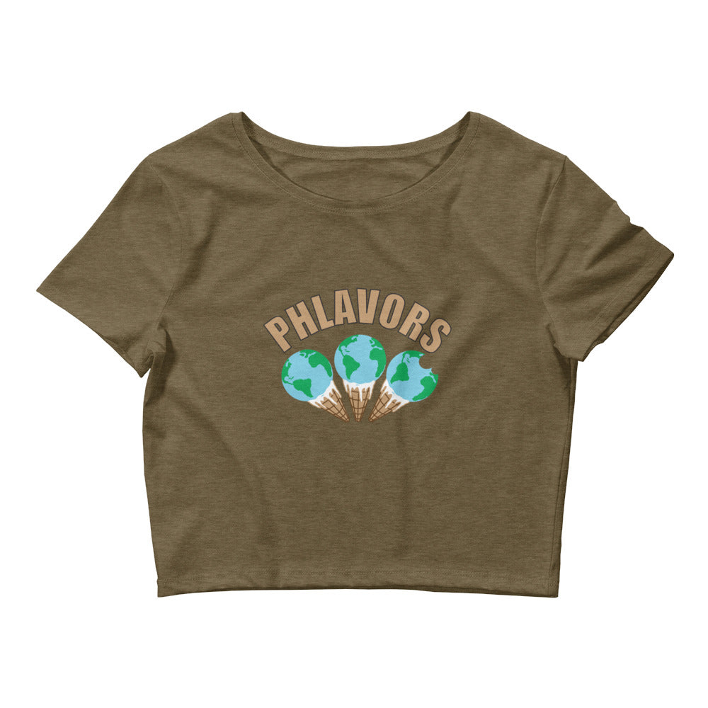 Women’s Cones Of Phlavors Crop Tee