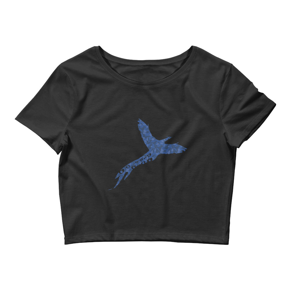 Women’s Navy Camo Phlavors Crop Tee