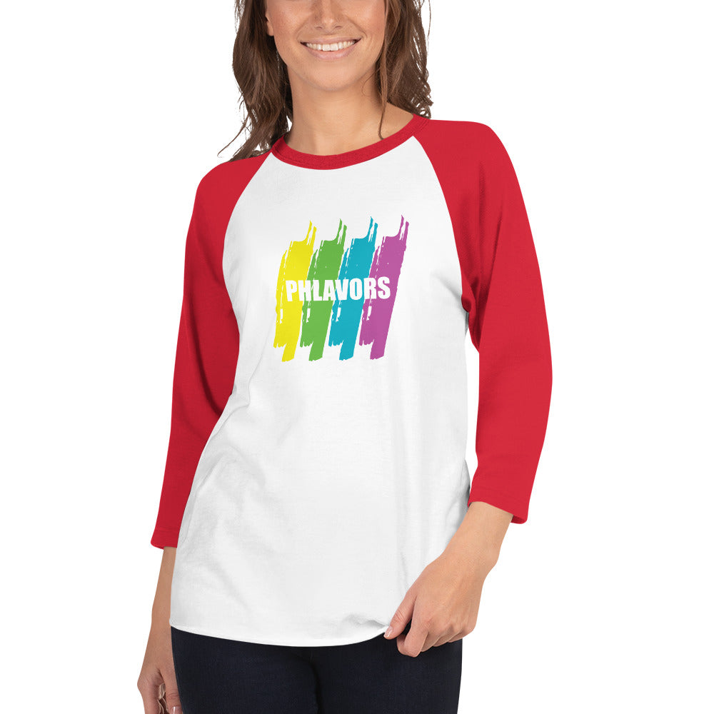 Women's Strokes Of Phlavors Baseball Tee