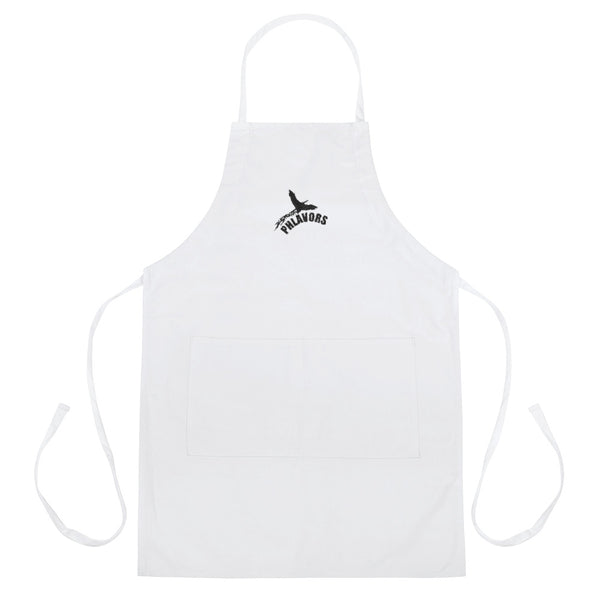 Phlavors Embroidered Apron (White)