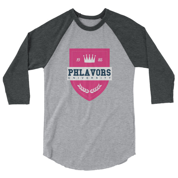 Women's Phlavors University Baseball Tee